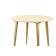 Стол Монте К 100, Натуральное дерево/Слоновая кость