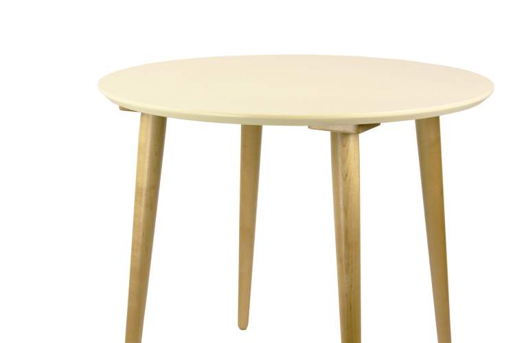 Стол Монте К 100, Натуральное дерево/Слоновая кость-3