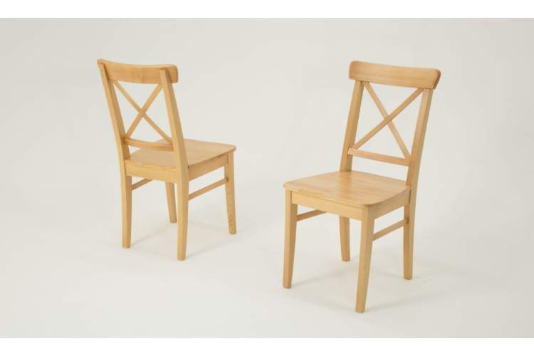 Стол Монте К 90 натур со стульями Ингольф натур-5