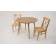Стол Монте К 90 натур со стульями Ингольф натур