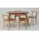 Стол Сканди 120 натур со стульями Франк натур