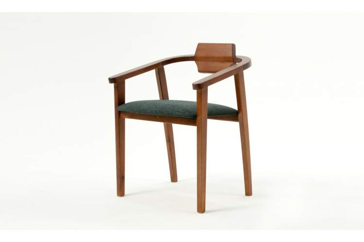 Стул-кресло Челси ПМ орех/зелёный-1