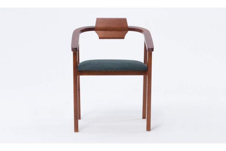 Стул-кресло Челси ПМ орех/зелёный-4