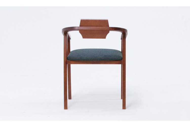 Стул-кресло Челси ПМ орех/зелёный-5