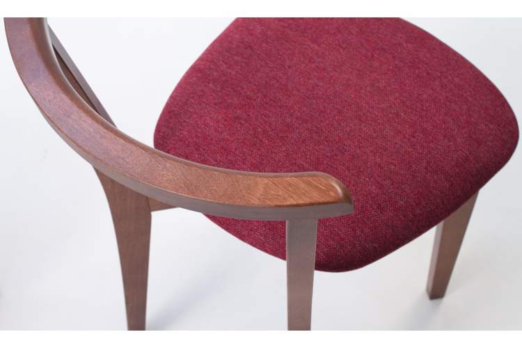 Стул Франк ПМ орех/красный-3