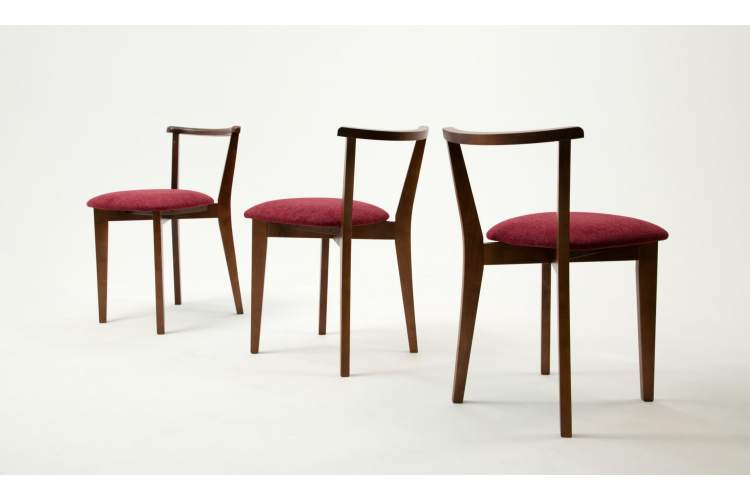 Стул Франк ПМ орех/красный-5