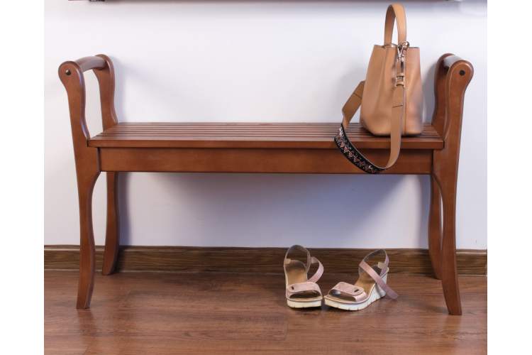 Банкетка с подлокотниками Лулу, орех-12