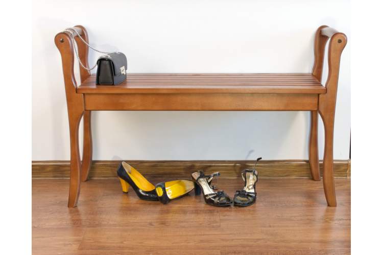 Банкетка с подлокотниками Лулу, орех-2