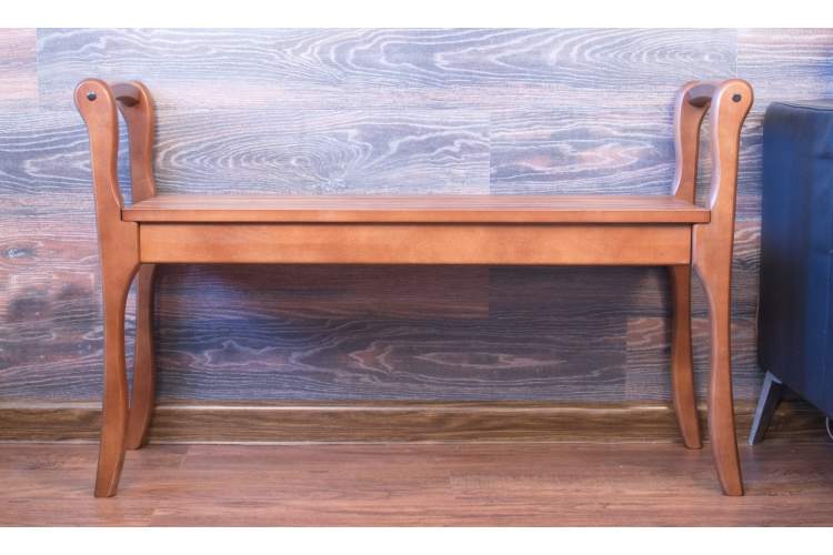 Банкетка с подлокотниками Лулу, орех-1