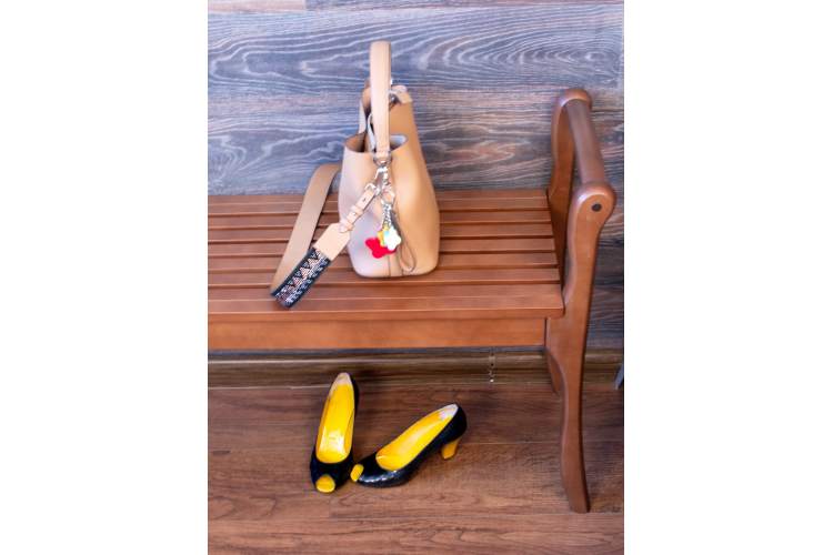 Банкетка с подлокотниками Лулу, орех-4