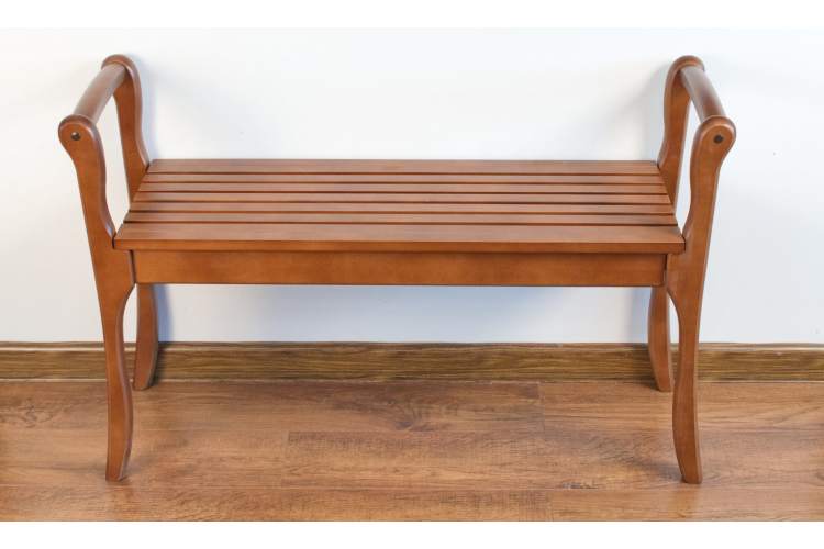 Банкетка с подлокотниками Лулу, орех-3