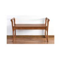 Банкетка с подлокотниками Лулу, орех