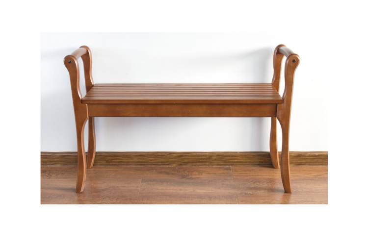 Банкетка с подлокотниками Лулу, орех