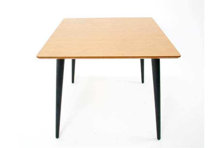 Стол Монте М 100 чёрное дерево/натур-3