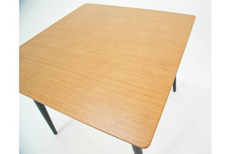 Стол Монте М 100 чёрное дерево/натур-5