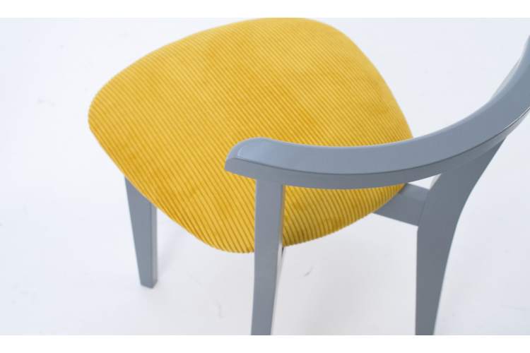 Стул Франк ПМ серый/жёлтый-4