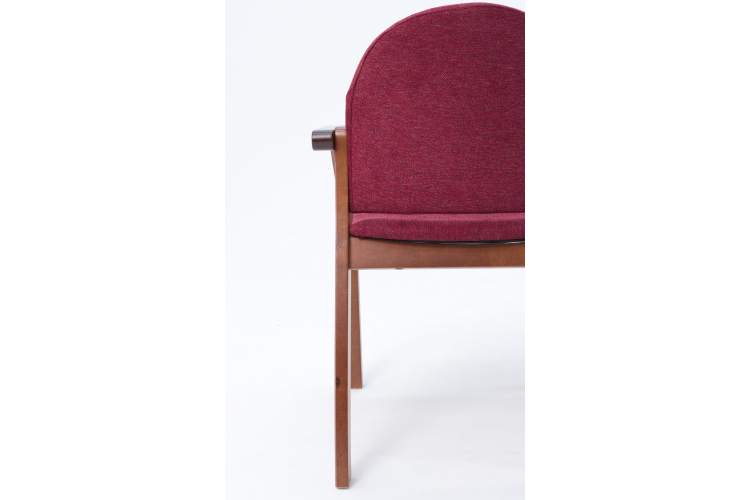 Стул-кресло Джуно 2.0 орех/красный-4