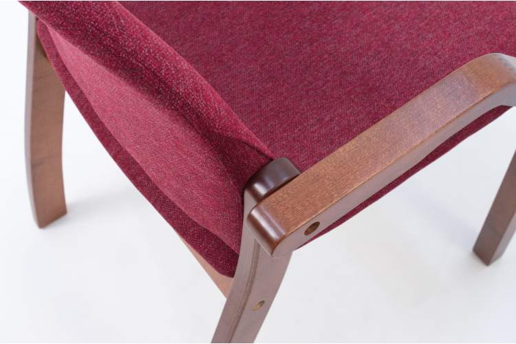 Стул-кресло Джуно 2.0 орех/красный-3