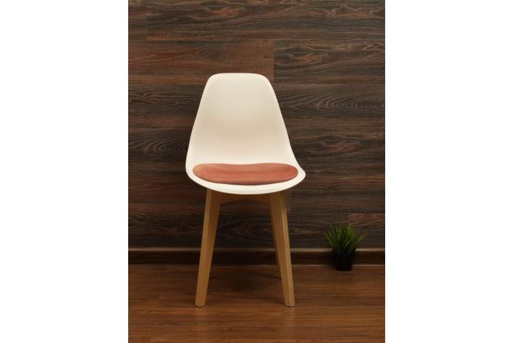 Стул Сашш натур /белый, розовый-8