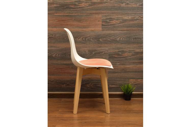 Стул Сашш натур /белый, розовый-6