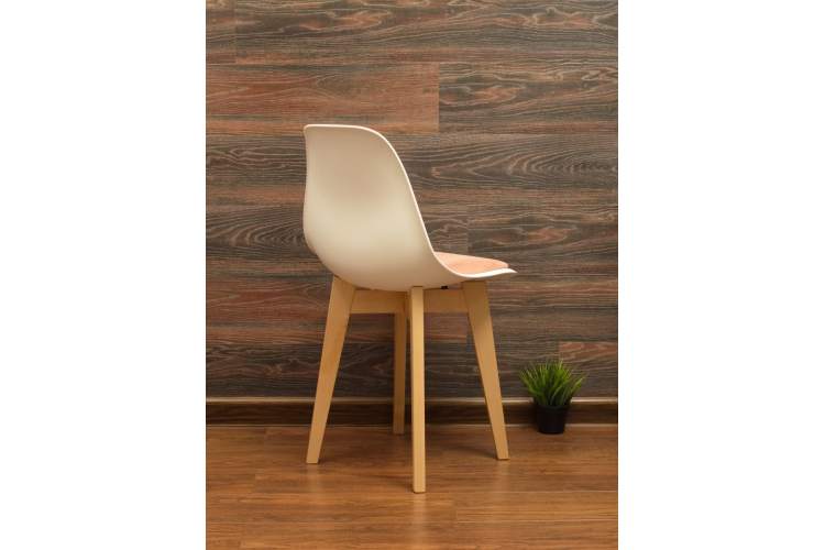 Стул Сашш натур /белый, розовый-5