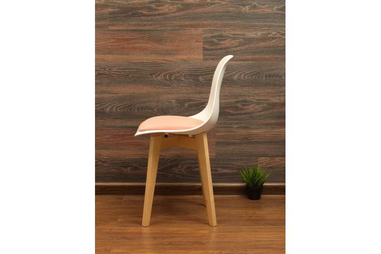 Стул Сашш натур /белый, розовый-2