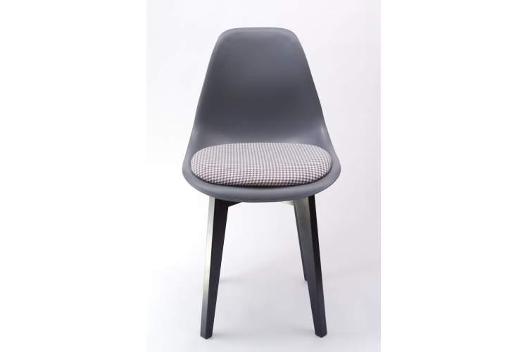 Стул Сашш чёрный /серый, серый ГЛ-9