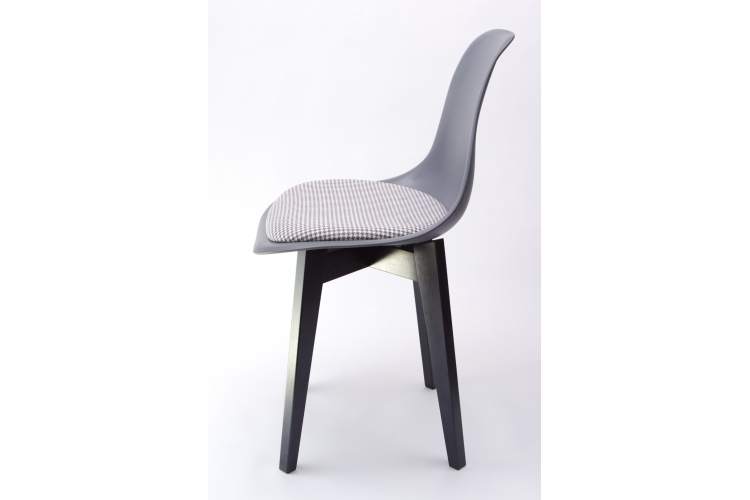 Стул Сашш чёрный /серый, серый ГЛ-11