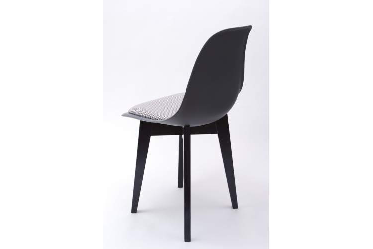 Стул Сашш чёрный /серый, серый ГЛ-12