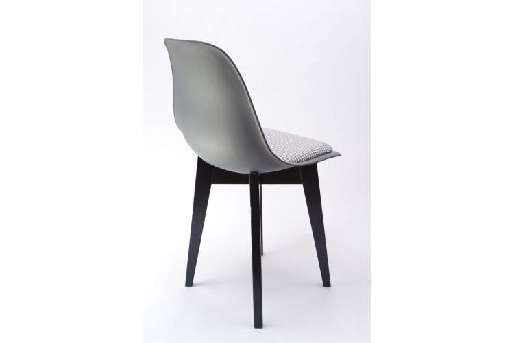 Стул Сашш чёрный /серый, серый ГЛ-14