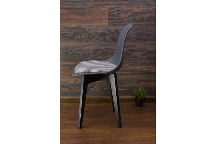 Стул Сашш чёрный /серый, серый ГЛ-3