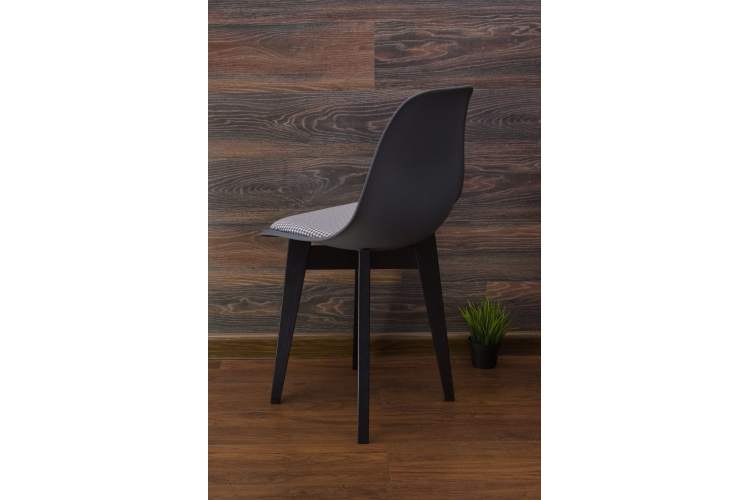 Стул Сашш чёрный /серый, серый ГЛ-4