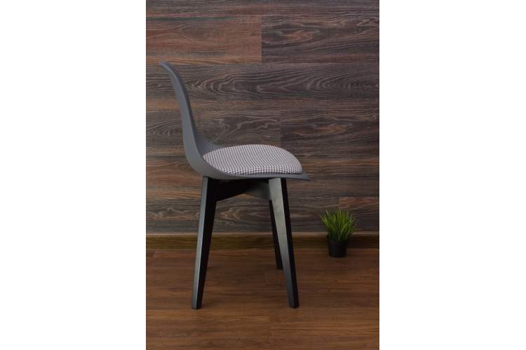 Стул Сашш чёрный /серый, серый ГЛ-7