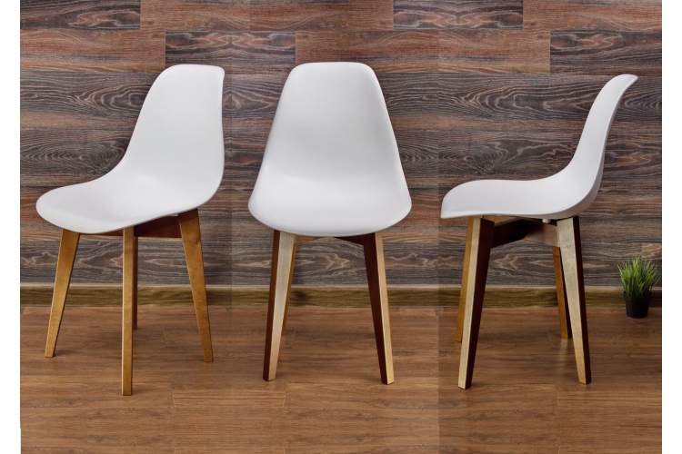 Стул Сашш орех /белый-10