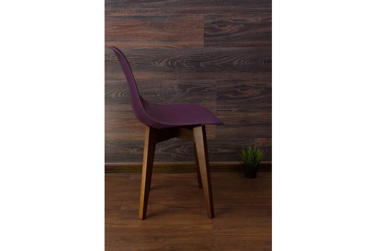 Стул Сашш орех /фиолетовый-2