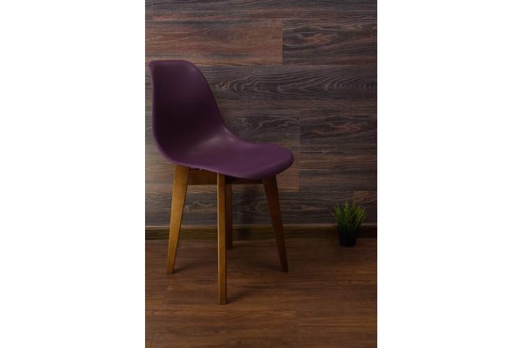 Стул Сашш орех /фиолетовый-1