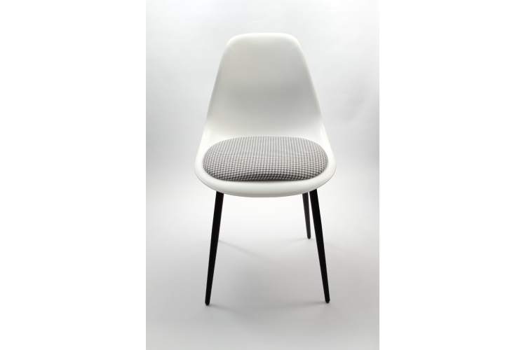 Стул Туссе чёрный /белый, серый ГЛ-10