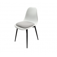 Стул Туссе чёрный /белый, серый ГЛ