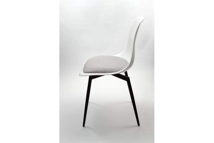 Стул Туссе чёрный /белый, серый ГЛ-12