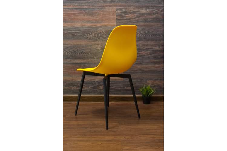 Стул Туссе чёрный /жёлтый-14