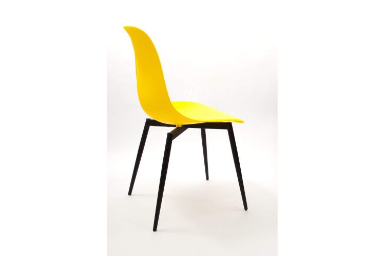 Стул Туссе чёрный /жёлтый-7