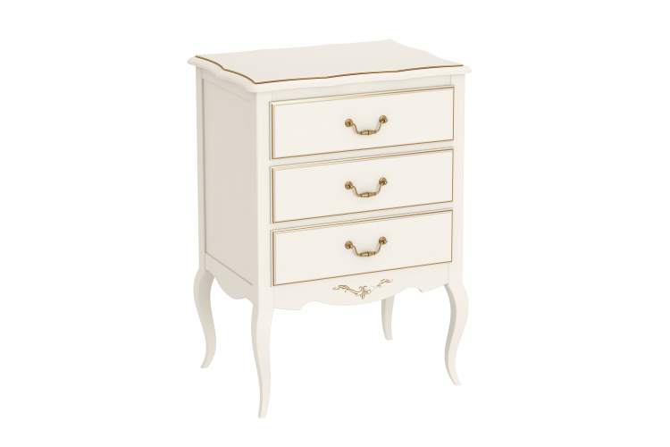 Комод Малонн Ави узкий 3 ящика Белый-2