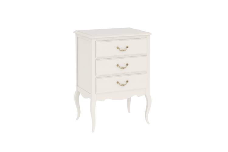 Комод Малонн Ави узкий 3 ящика Белый