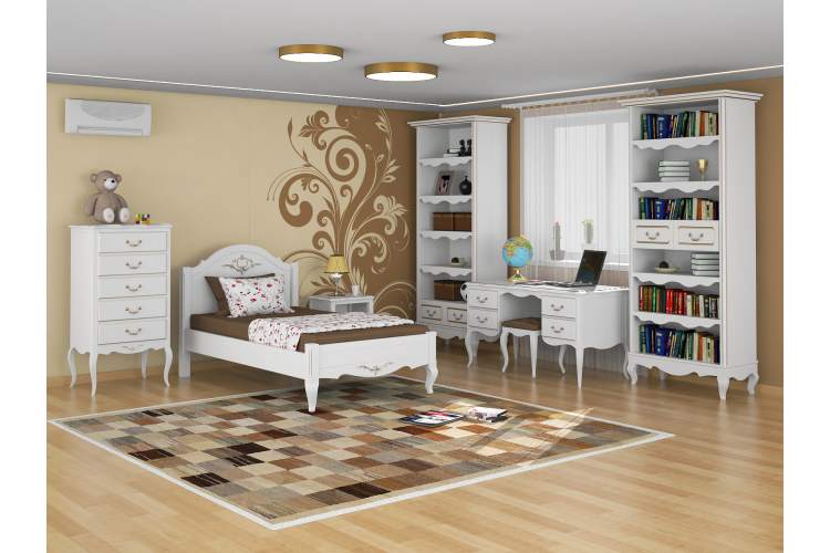 Кровать Малонн Ави Белый-1