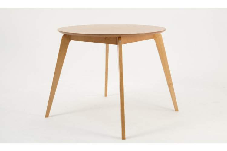 Стол Arki К 90 натур со стульями Франк ПМ натур/гусиная лапка-4