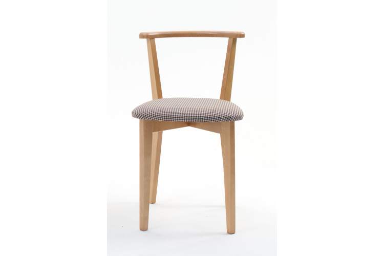 Стол Arki К 90 натур со стульями Франк ПМ натур/гусиная лапка-9