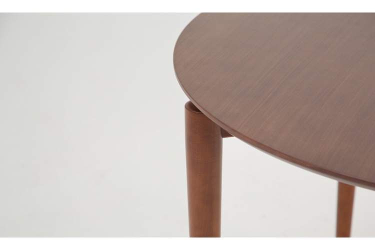 Стол Pawook К 100 орех со стульями Франк ПМ орех/бежевая рогожка-6