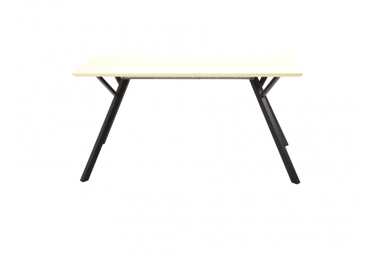 Стол Столли 120 чёрный /слоновая кость-6