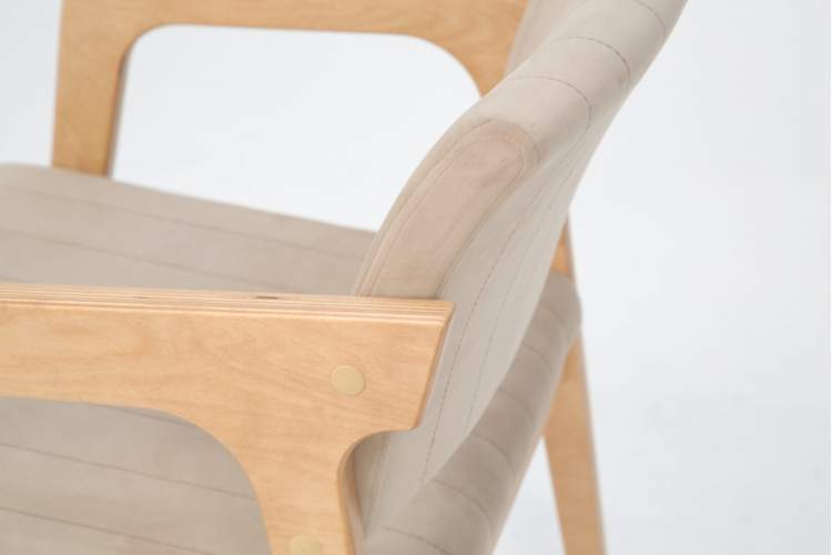 Стул-кресло Шадди натур/бежевый-9