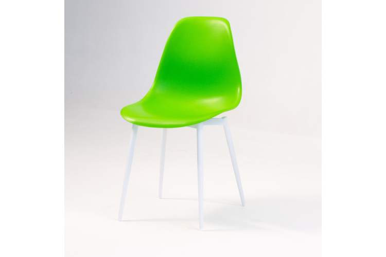 Стул Туссе белый /зелёный-12